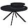 Briggs 2-piece Round Coffee and End Table Set Black by Coaster