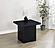 Max Square Engineered Laminate End Side Table Black by Coaster