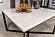 Tobin Square Marble Top Coffee Table White and Black by Coaster
