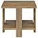 Dawn Square Engineered Wood End Table With Shelf Mango by Coaster