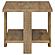 Dawn Square Engineered Wood End Table With Shelf Mango by Coaster