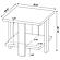 Dawn Square Engineered Wood End Table With Shelf Mango by Coaster