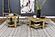 Dawn 2-piece Round Coffee and End Table Set Mango Brown by Coaster