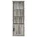 Burke 3-shelf Media Tower w/Storage Cabinet Grey Driftwood by Coaster