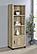 Sachin 3-shelf Media Tower w/Storage Cabinet Antique Pine by Coaster