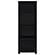 Jupiter 3-shelf Media Tower Bookcase w/Storage Cabinet Black by Coaster