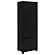 Jupiter 3-shelf Media Tower Bookcase w/Storage Cabinet Black by Coaster