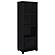 Jupiter 3-shelf Media Tower Bookcase w/Storage Cabinet Black by Coaster