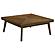 Westerly Square Wood Coffee Table with Diamond Parquet Walnut by Coaster