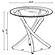 Brooke 2-piece Round Coffee and End Table Set Rose Brass by Coaster