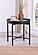 Ozella Round End Side Table w/Recessed Top Sandy Black by Coaster