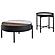 Ozella 2-piece Round Coffee and End Table Set Sandy Black by Coaster