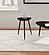 Odessa Triangular Solid Wood End Table Black by Coaster
