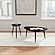 Odessa Triangular Solid Wood End Table Black by Coaster