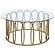 Monett 2-piece Coffee and End Table Set Chocolate Chrome by Coaster