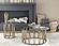 Monett 2-piece Coffee and End Table Set Chocolate Chrome by Coaster