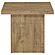 Devar Square Engineered Wood End Table Mango by Coaster