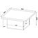 Devar Square Engineered Wood Coffee Table Mango by Coaster