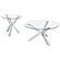Kenzie 2-piece Round Coffee and End Table Set Chrome by Coaster