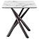Carvell Square Sintered Stone End Side Table Mirage White by Coaster