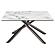 Carvell Square Sintered Stone Top Coffee Table Mirage White by Coaster