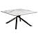 Carvell Square Sintered Stone Top Coffee Table Mirage White by Coaster