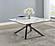 Carvell Square Sintered Stone Top Coffee Table Mirage White by Coaster