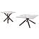 Carvell 2-piece Square Coffee and End Table Set Mirage White by Coaster