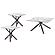 Carvell 3-piece Square Coffee and End Table Set Mirage White by Coaster