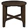 Cota Round Solid Wood End Table Dark Brown by Coaster