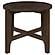 Cota Round Solid Wood End Table Dark Brown by Coaster
