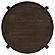 Cota Round Solid Wood End Table Dark Brown by Coaster