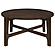 Cota Round Solid Wood Coffee Table Dark Brown by Coaster