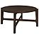Cota 2-piece Solid Wood Coffee and End Table Set Dark Brown by Coaster