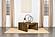 Odilia Square Solid Wood Coffee Table Auburn by Coaster