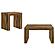 Odilia 2-piece Solid Wood Coffee and End Table Set Auburn by Coaster