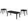 Carey 3-piece Occasional Set with Coffee and End Tables Black by Coaster