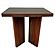 Andando Rectangular Solid Wood End Table Mango Brown by Coaster