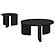 Cordova 2-piece Solid Wood Coffee and End Table Set Black by Coaster