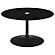 Ganso 2-piece Round Glass Top Coffee and End Table Set Black by Coaster