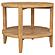 Camillo Round Solid Wood Side End Table Maple Brown by Coaster