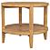 Camillo Round Solid Wood Side End Table Maple Brown by Coaster