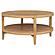Camillo Round Solid Wood Coffee Table Maple Brown by Coaster