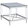 Lindley 2-piece Square Coffee and End Table Set Chrome by Coaster