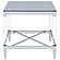Lindley 2-piece Square Coffee and End Table Set Chrome by Coaster