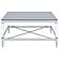 Lindley 2-piece Square Coffee and End Table Set Chrome by Coaster