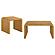 Cahya 2-piece Rattan Coffee and End Table Set Natural by Coaster