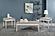 Stacie 3-piece Composite Wood Coffee Table Set Antique Pine and White by Coaster