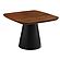Eason 2-piece Coffee and End Table Set Walnut and Black by Coaster