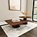 Eason 2-piece Coffee and End Table Set Walnut and Black by Coaster
